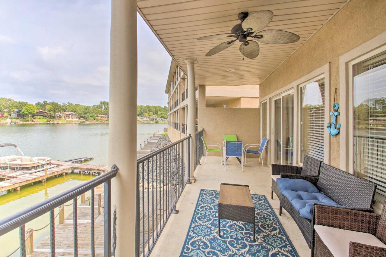 Lakefront Hot Springs Condo With Balcony And Boat Slip Экстерьер фото